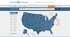 Desktop Screenshot of foreclosurelistings.com